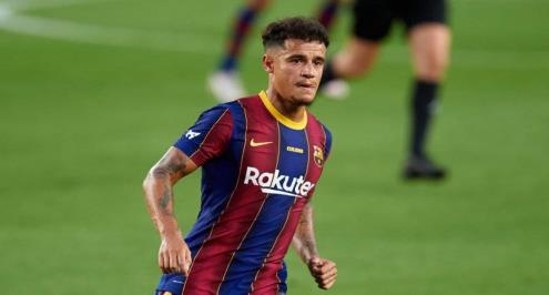 برشلونة يُعلن غياب كوتينيو لمدة 3 أشهر